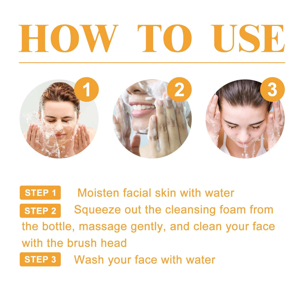 Pro Turmeric Face Wash | Mild Foaming Cleanser All Skin Types Facial Cleanser QXL