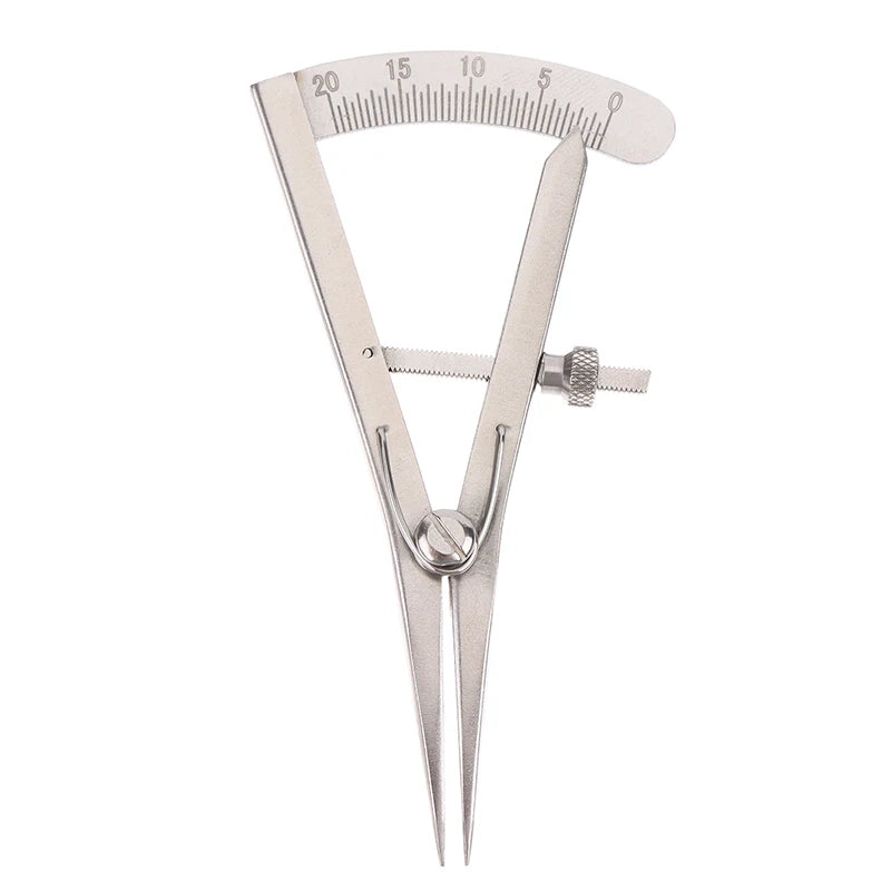Stainless Steel Eyelid Caliper 0–20mm | Brow & Tattoo Measuring Eyelid Measuring Caliper QXL