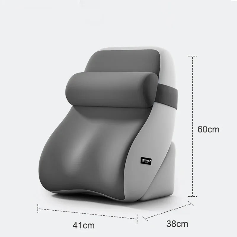 XL Ergonomic Reading Pillow | Memory Foam Wedge & Side Pockets Reading Pillow QXL
