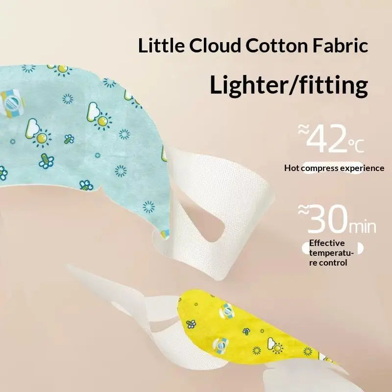 Disposable Steam Eye Masks 10-Pack | Warming Aromatherapy Steam Eye Mask QXL