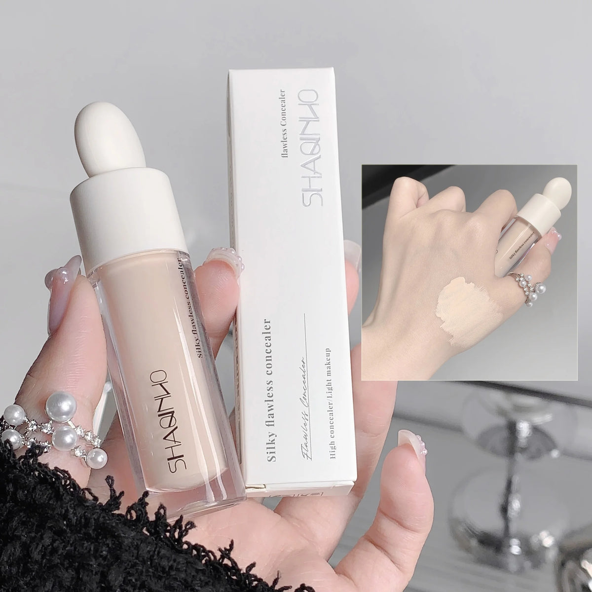 Full Coverage Liquid Concealer – Waterproof & Long-Lasting Liquid Concealer QXL 01