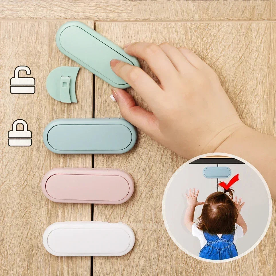 Baby Cabinet & Drawer Safety Locks – Anti-Pinch 8-Pack Baby Safety Lock QXL