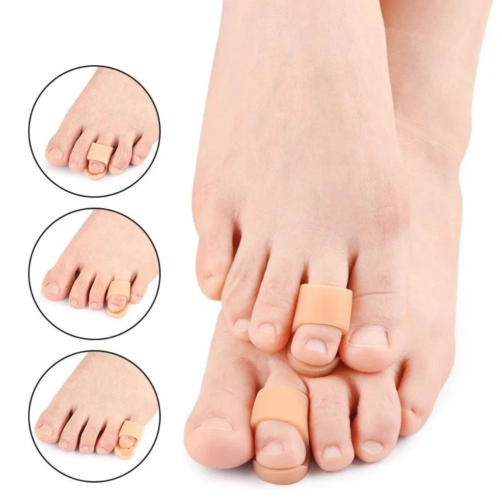 Silicone Gel Toe Separator & Straightener 2-Pack | SEBS Toe Separator QXL