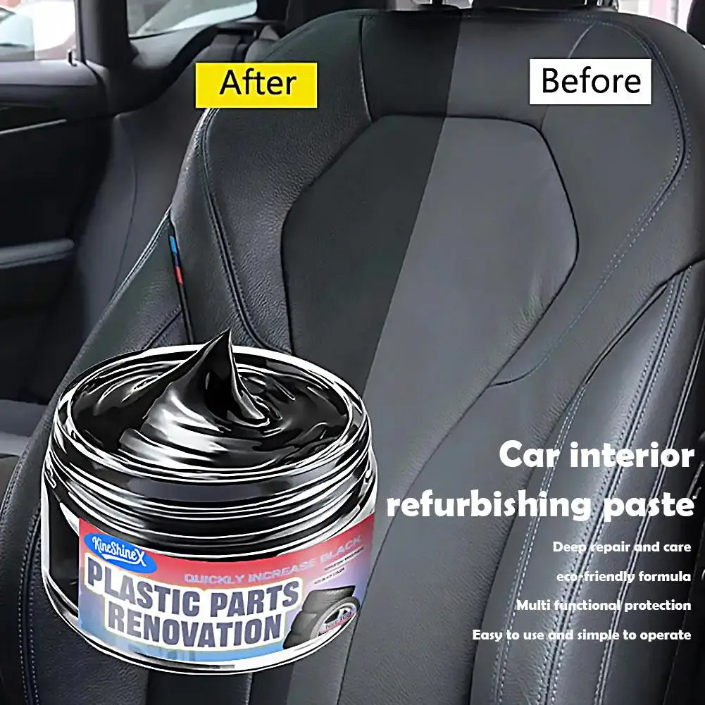 Car Interior Scratch Repair Paste | Plastic & Tire Restore Wax Car Refurbishing Paste QXL