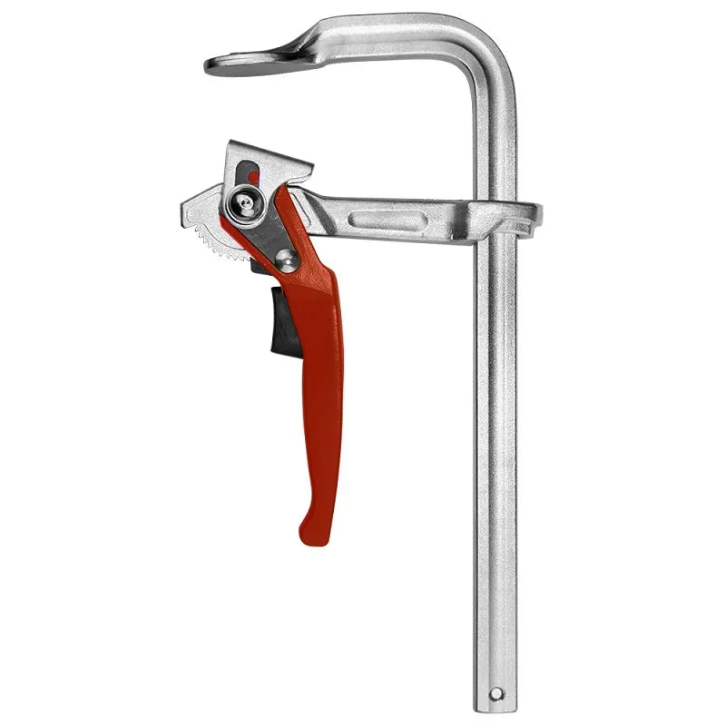 Heavy-Duty Ratchet F Clamp | All-Steel Forged Woodworking Clamp Woodworking F Clamp QXL
