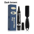 4-Tip Waterproof Beard Filler Pen & Brush Kit | East Moon Beard Filler Pen QXL Dark Brown 1PCS