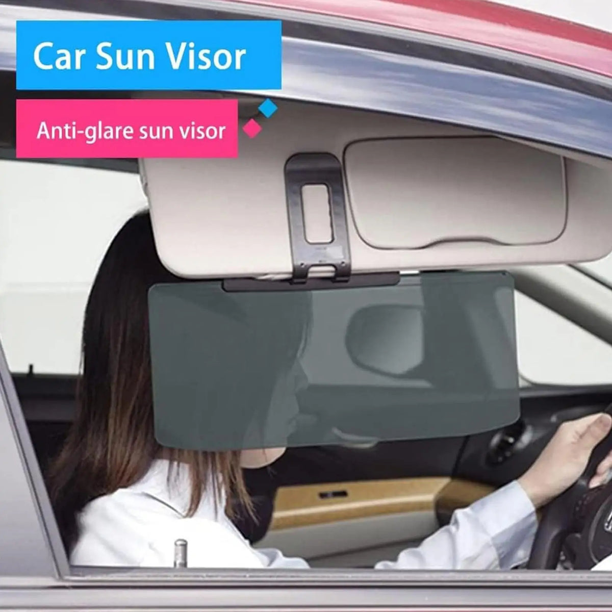 Car Sun Visor Extender | Anti-Glare Acrylic Sunshade Shield Car Sun Visor QXL