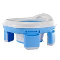 3-in-1 Portable Foldable Baby Potty Training Seat with Bags Baby Potty Seat QXL B83 Blue