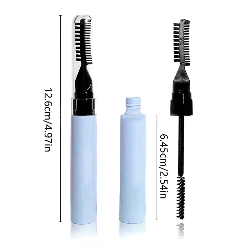 10ml Dual Brush Empty Mascara & Eyebrow Gel Refillable Tube Refillable Cosmetic Tube QXL