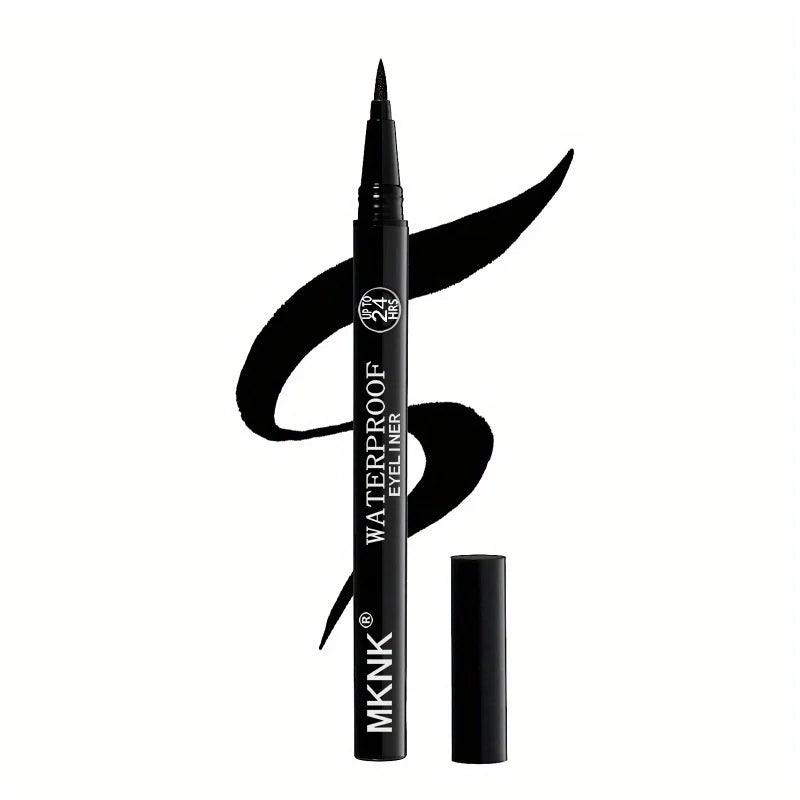 10-Pack Waterproof Black Liquid Eyeliner Pens | Long-Lasting Liquid Eyeliner Set QXL