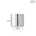 Silver Glass Cream Jar | Empty Cosmetic Container 5–50ml Glass Cosmetic Jar QXL 10g