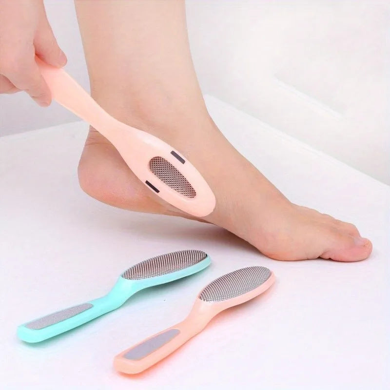 3-in-1 Foot File, Callus Grater & Massager | Stainless Steel Foot File Rasp QXL