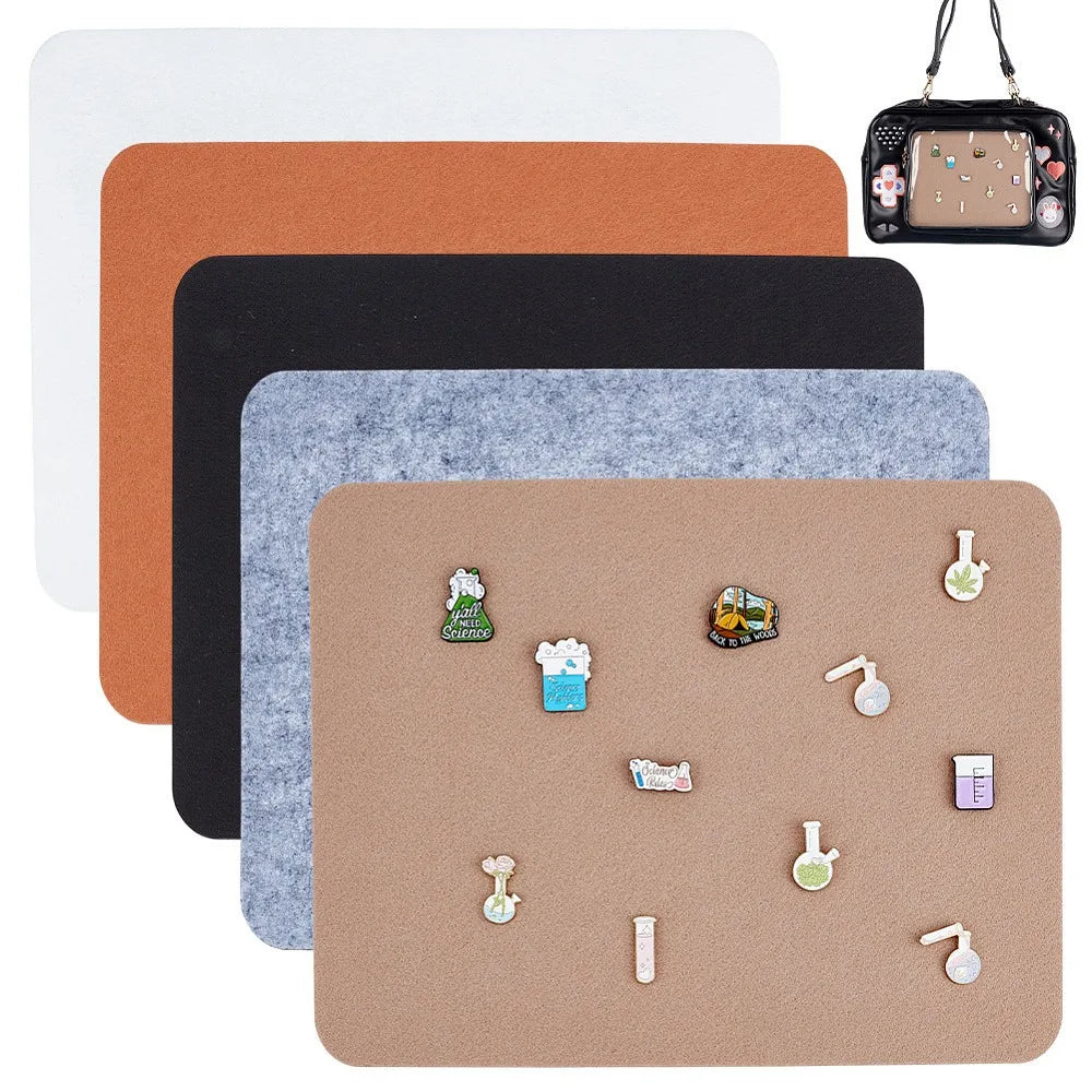 Ita Bag Felt Insert Sheets 5-Pack | 12.6x9.8" Pin Display Felt Craft Sheets QXL AECH04-19279