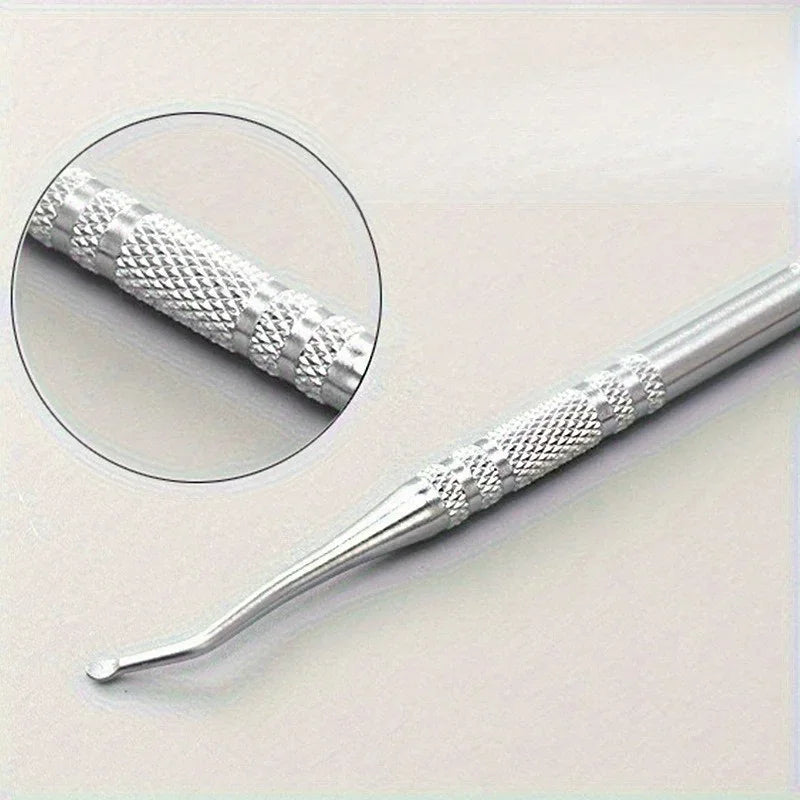 2-Pc Stainless Steel Pedicure Set – Nail Cleaner, File & Lifter Pedicure Tool Set QXL