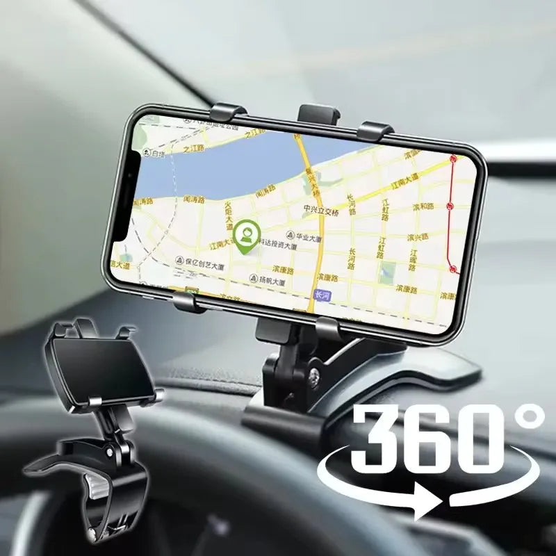 360° Car Dashboard Phone Mount – Universal GPS Bracket Holder Car Phone Mount QXL