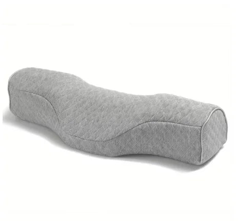 Memory Foam Neck Pillow | Cervical Support, Breathable Cover Memory Foam Pillow QXL Light gray