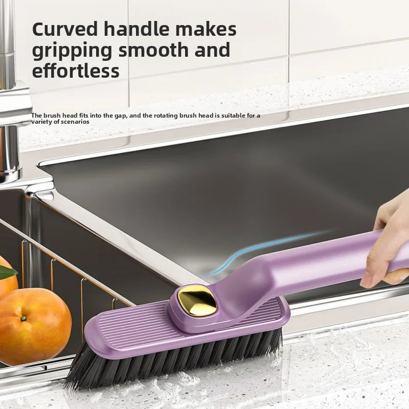 360° Rotating Gap Brush | Bathroom Corner & Floor Cleaner Cleaning Brush QXL