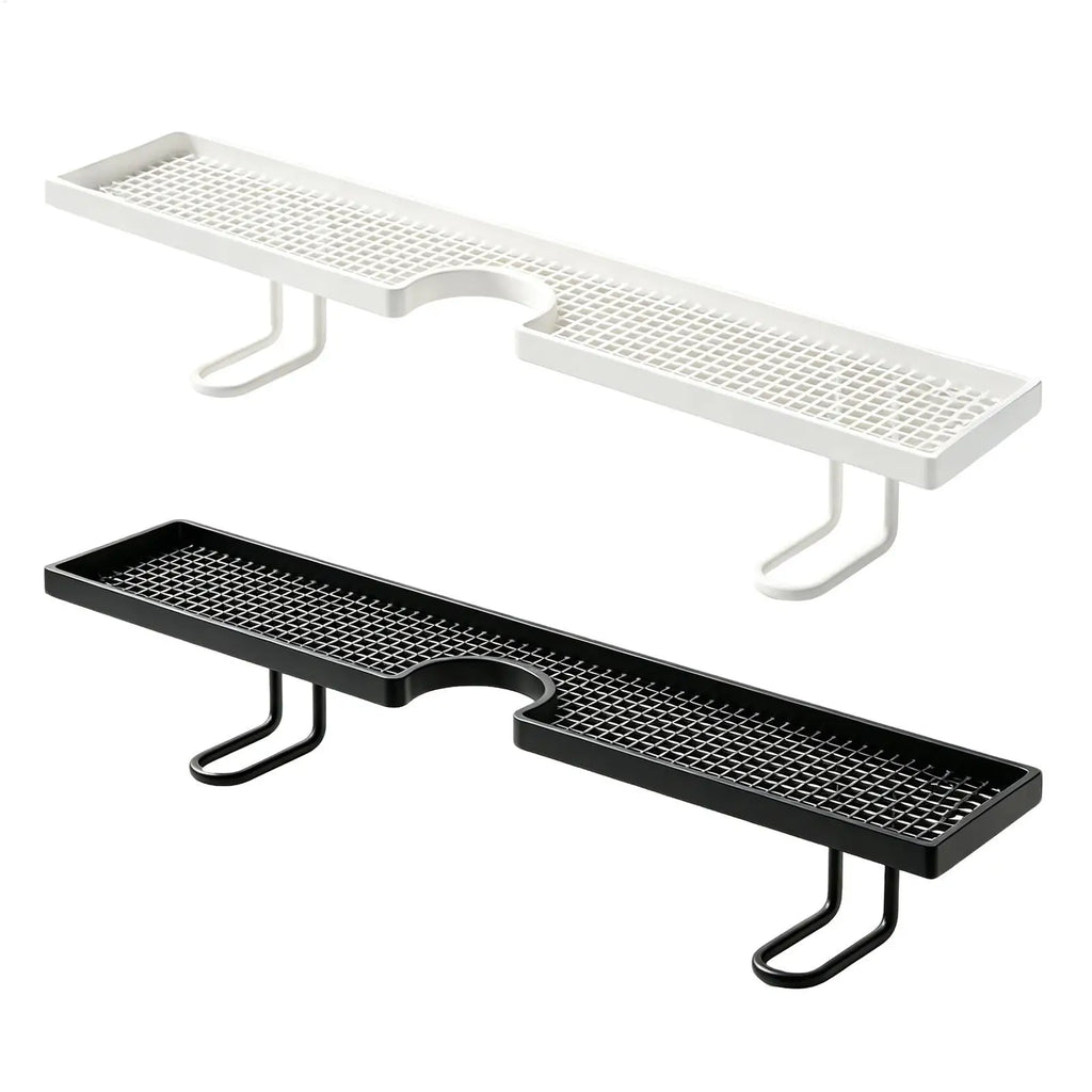 No-Drill Bathroom Sink Shelf | Countertop Organizer Bathroom Sink Organizer QXL