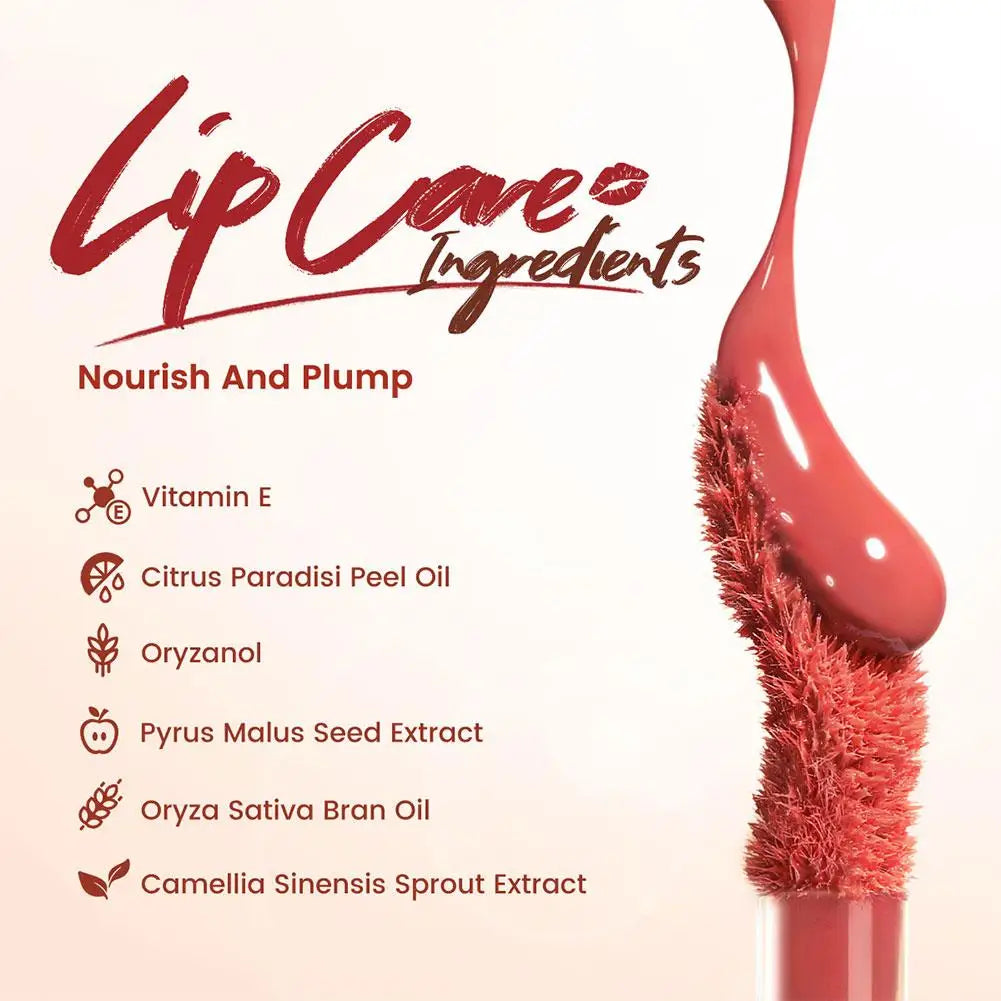 Glazed Shine Liquid Lipstick – Waterproof & Long-Lasting Liquid Lipstick QXL