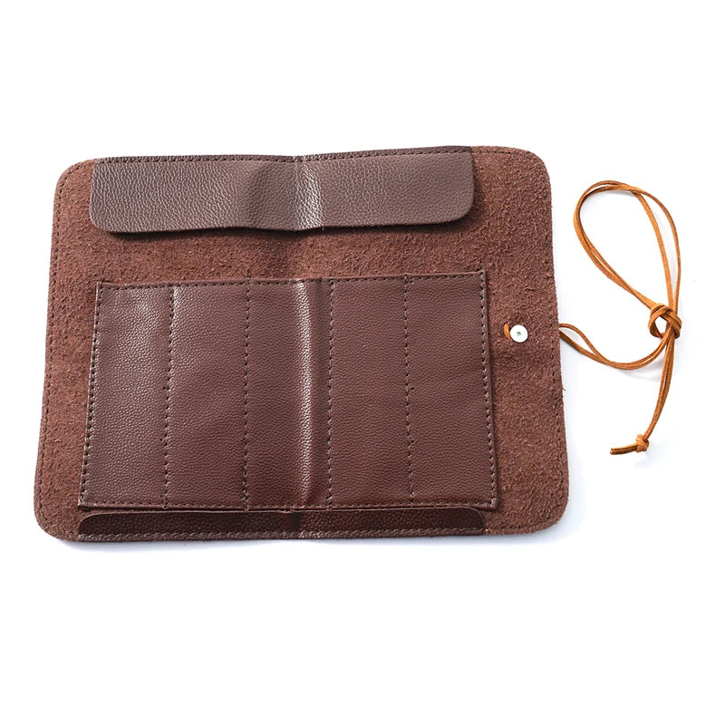 Roll-Up Knife & Tool Organizer Bag | Imitation Leather Tool Roll Bag QXL onesize