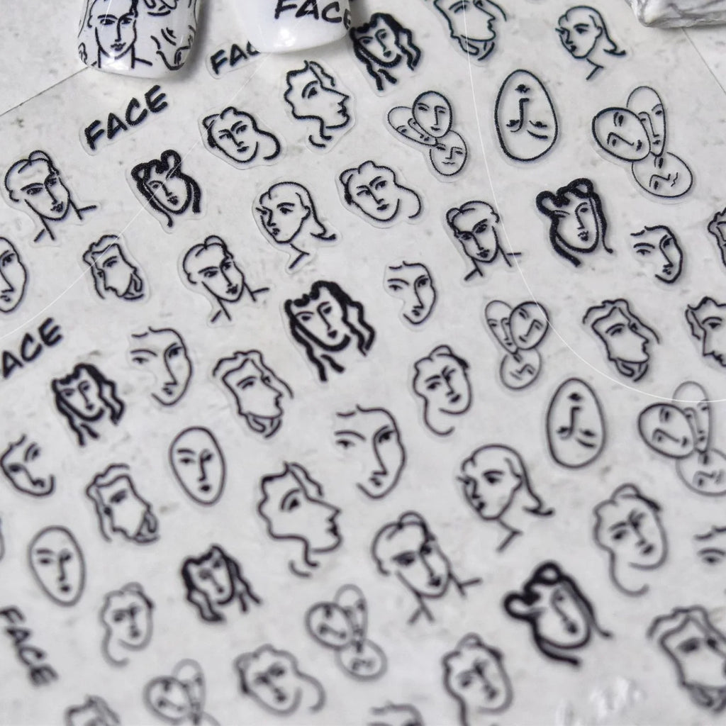 5D Cute Puppy Bowknot Nail Art Stickers | Self-Adhesive Decals Nail Art Stickers QXL MS379