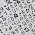 5D Cute Puppy Bowknot Nail Art Stickers | Self-Adhesive Decals Nail Art Stickers QXL MS379