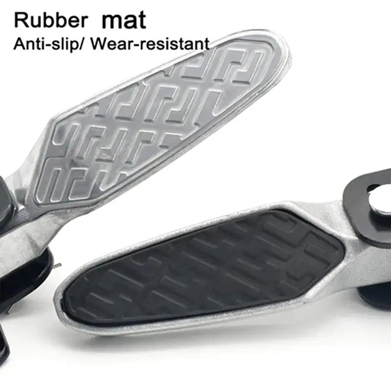 2-Pack Foldable Aluminum Alloy E-Bike Foot Pedals E-Bike Pedals QXL