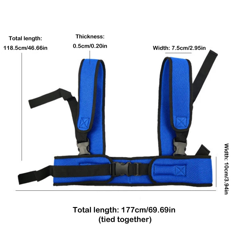 Wheelchair Safety Harness Belt | Adjustable Shoulder Strap Vest Wheelchair Safety Harness QXL 1pc