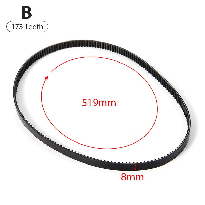 Bread Machine Drive Belt 173T | 420–570mm Replacement Part Bread Maker Belt QXL B
