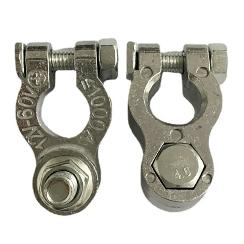 Zinc Alloy Car Battery Terminal Clamps – Positive & Negative Pair Battery Terminal Clamp QXL