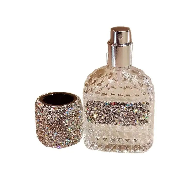 30ml Diamond Refillable Perfume Spray Glass Bottle | Travel Perfume Atomizer Bottle QXL