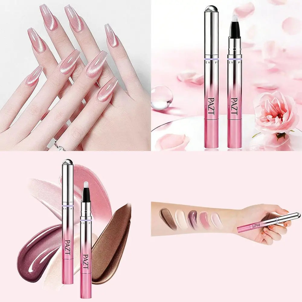 Cat-Eye Nail Art Magnetic Pen | Multifunctional Nail Brush Nail Art Magnetic Pen QXL