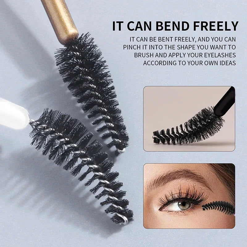 Double-Headed Eyebrow Comb & Eyelash Brush | Dual-End Tool Eyebrow & Lash Brush QXL