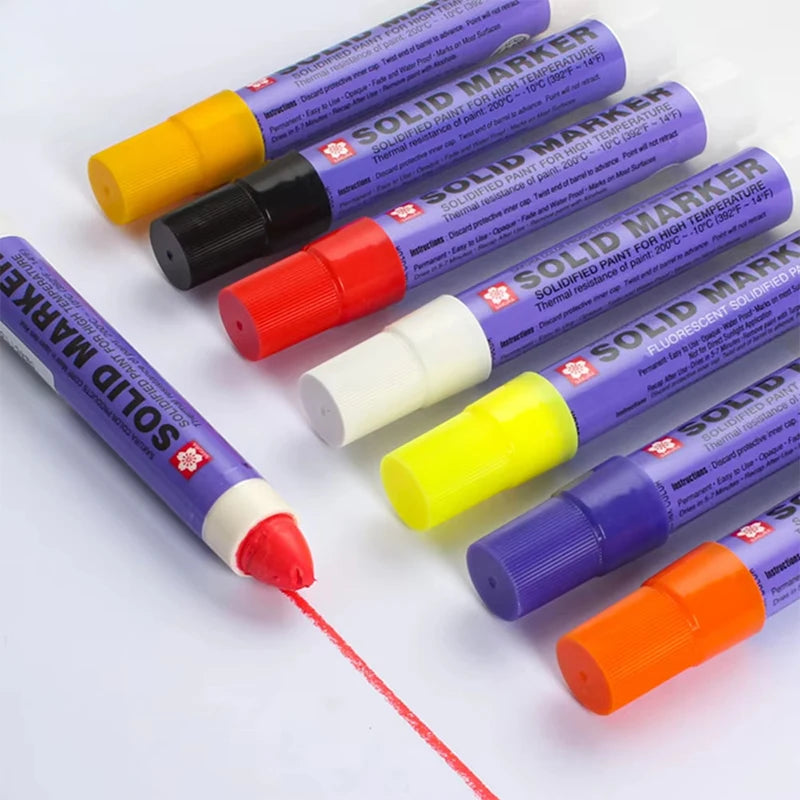 Solid Paint Pen Industrial Marker – Waterproof High-Temp Industrial Paint Marker QXL