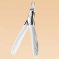 Large Jaw Toenail Clippers | Slanted Stainless Steel Trimmer Toenail Clipper QXL White