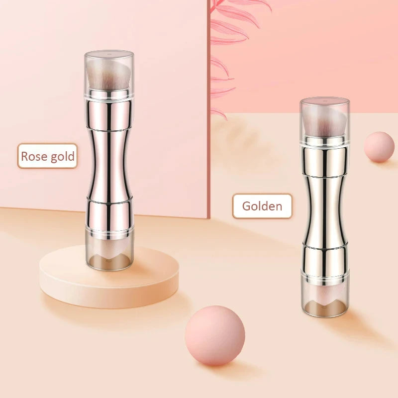 4-in-1 Retractable Makeup Brush | Foundation, Blush & Eye Set Makeup Brush Set QXL