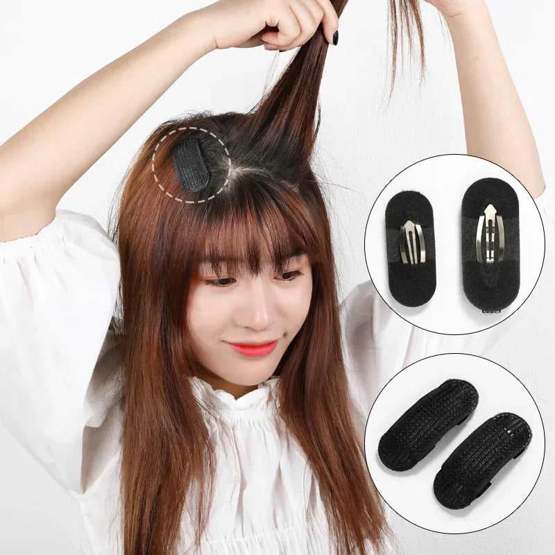 Hair Root Volume Sponge Pad Clip | Bump & Fluffy Bangs Insert Comb Hair Volume Clip QXL