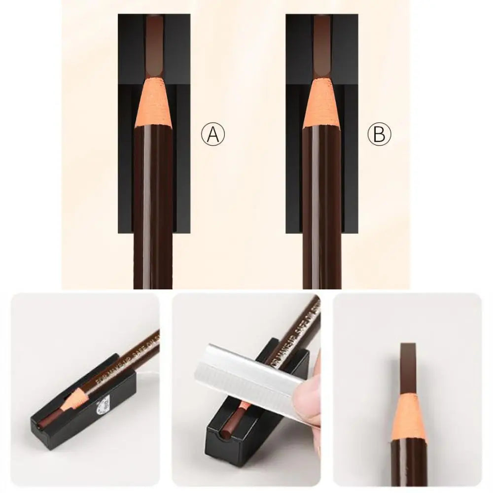 Dual-Slot Eyebrow Pencil Sharpener | Microblading Tool Eyebrow Pencil Sharpener QXL