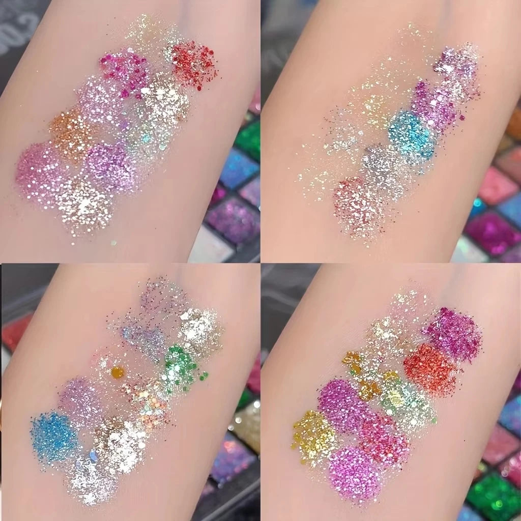 40-Color Eyeshadow Palette | Matte & Glitter Eye Makeup Eyeshadow Palette QXL