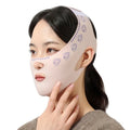 V-Shape Face Lifting Bandage | Overnight Chin Slimmer Strap Face Lifting Bandage QXL pink