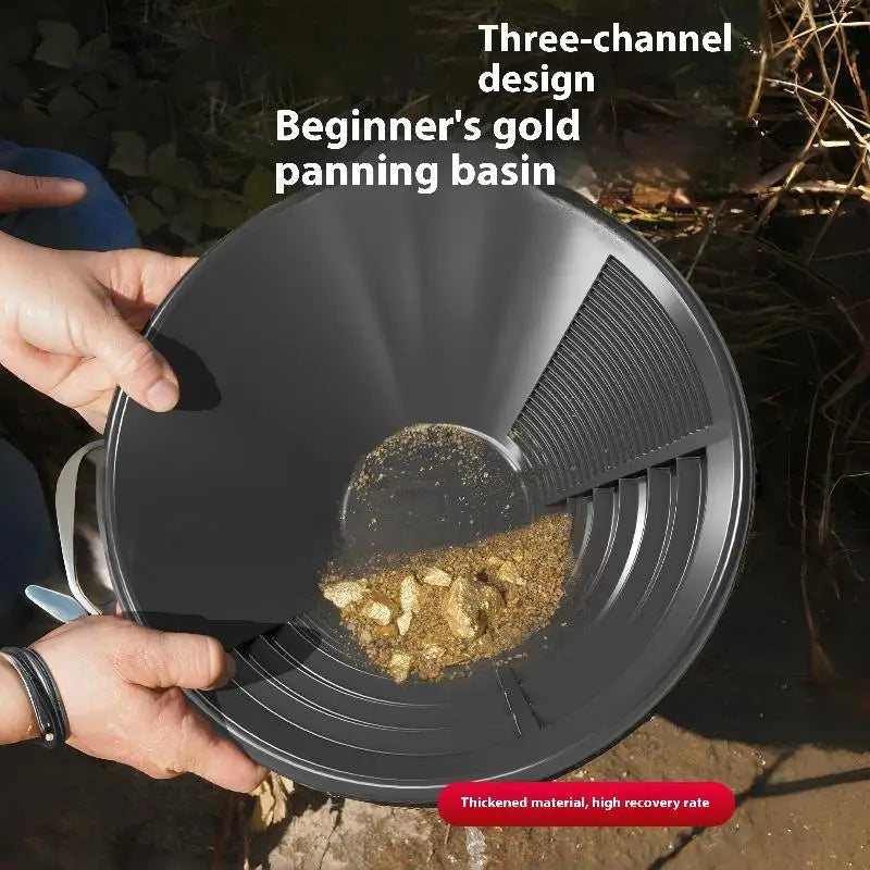 Gold Panning Pan Set | Riffle Design Prospecting Kit Prospecting Pan Kit QXL