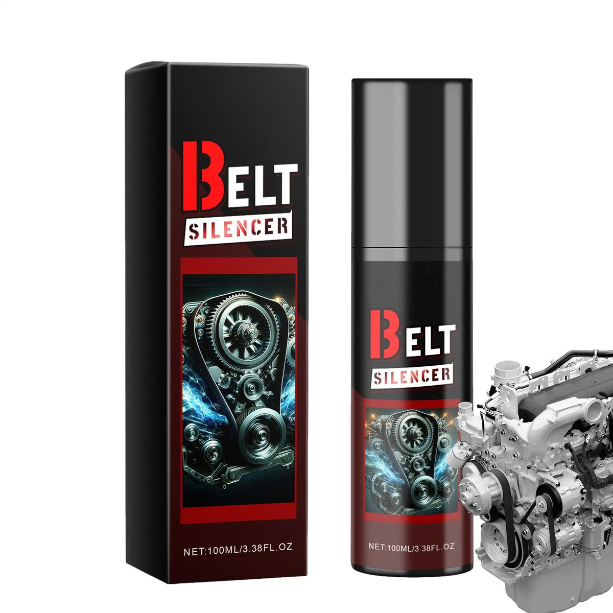 Car Engine Belt Dressing Spray 100ml | Quiets & Extends Belt Life Belt Dressing Spray QXL