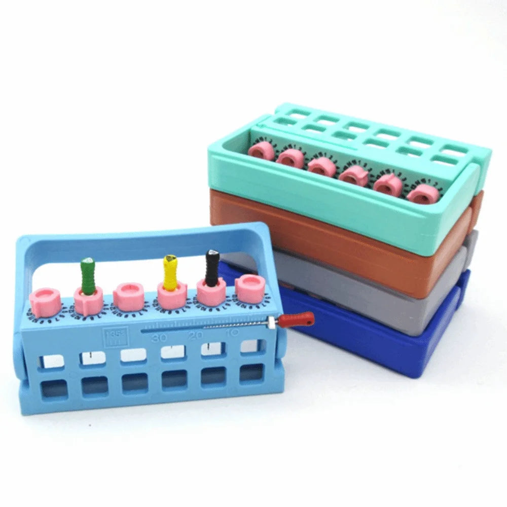 6-Hole Endo File Counter Rack | Autoclavable Dental Organizer Dental File Organizer QXL