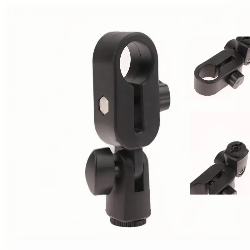 Universal Mic Shock Mount Clip Holder | Anti-Vibration 21–25mm Microphone Shock Mount QXL