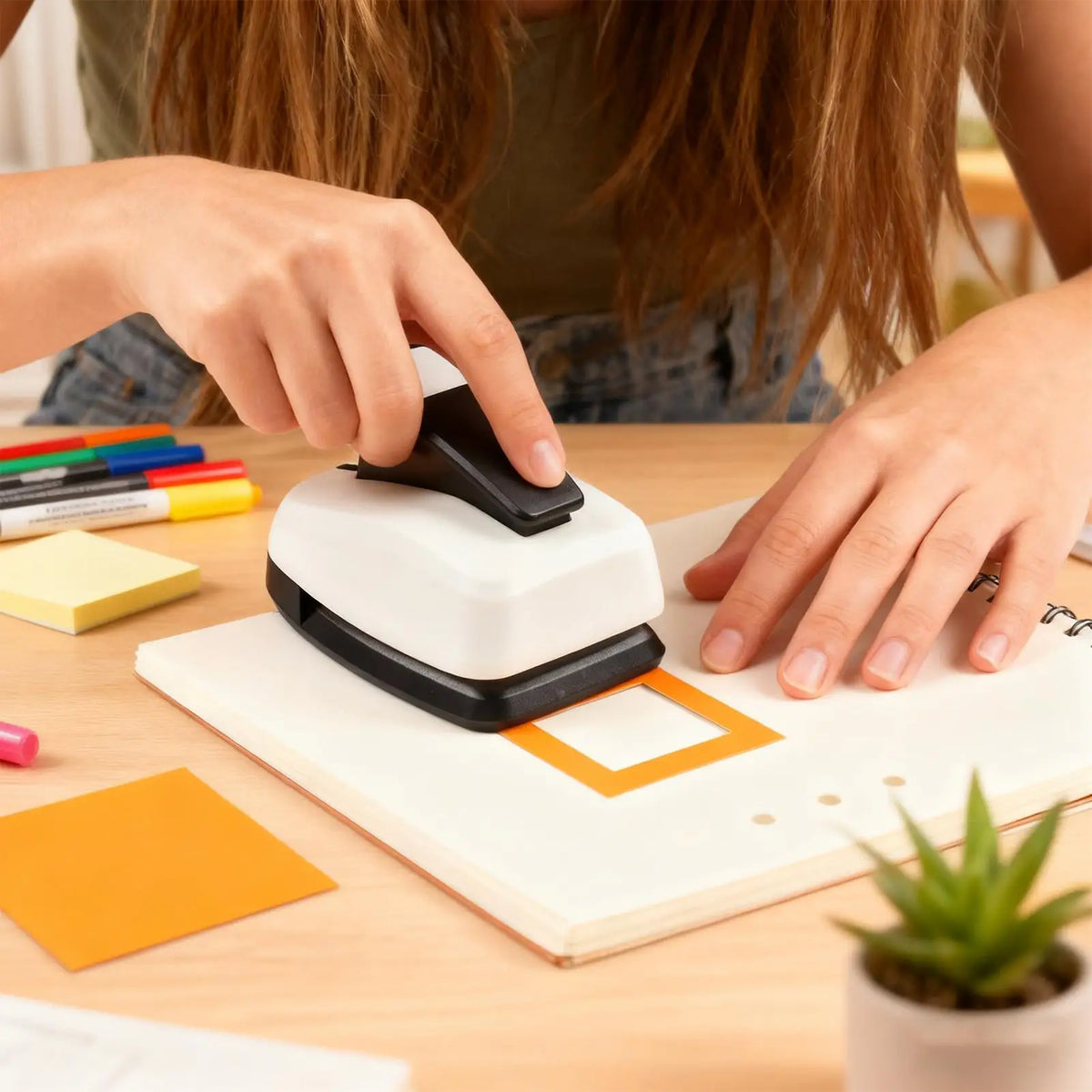 Square Rectangle Paper Punch | Card Making & Scrapbooking Tool Paper Craft Punch QXL