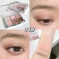 Pink Cherry Blossom 6-Color Eyeshadow Palette | Matte & Shimmer Eyeshadow Palette QXL GX2087-1