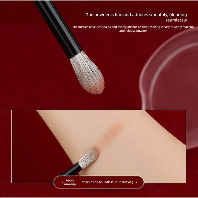 Fox Hair Round Nose Shadow & Eyeshadow Detail Brush Eyeshadow Detail Brush QXL