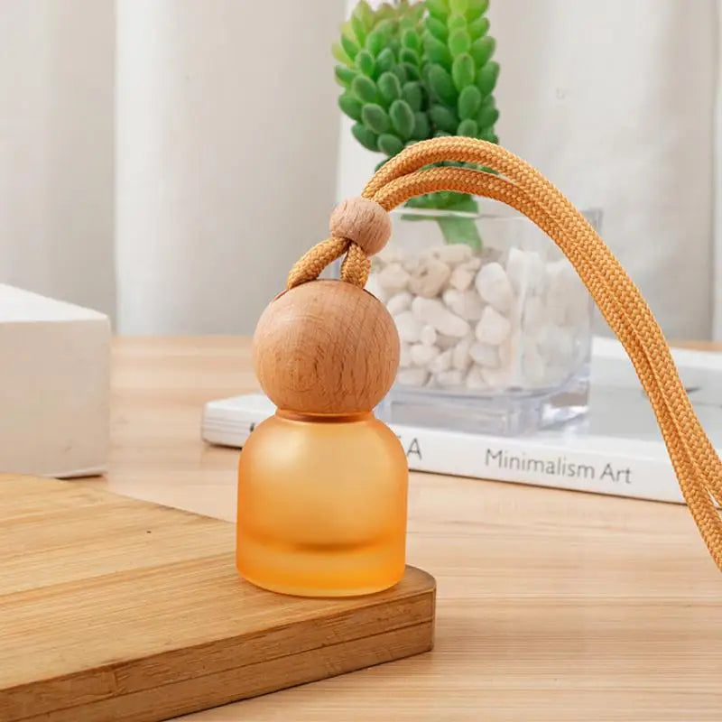 11ml Frosted Glass Car Perfume Bottle | Aromatherapy Pendant Perfume Bottle QXL A2