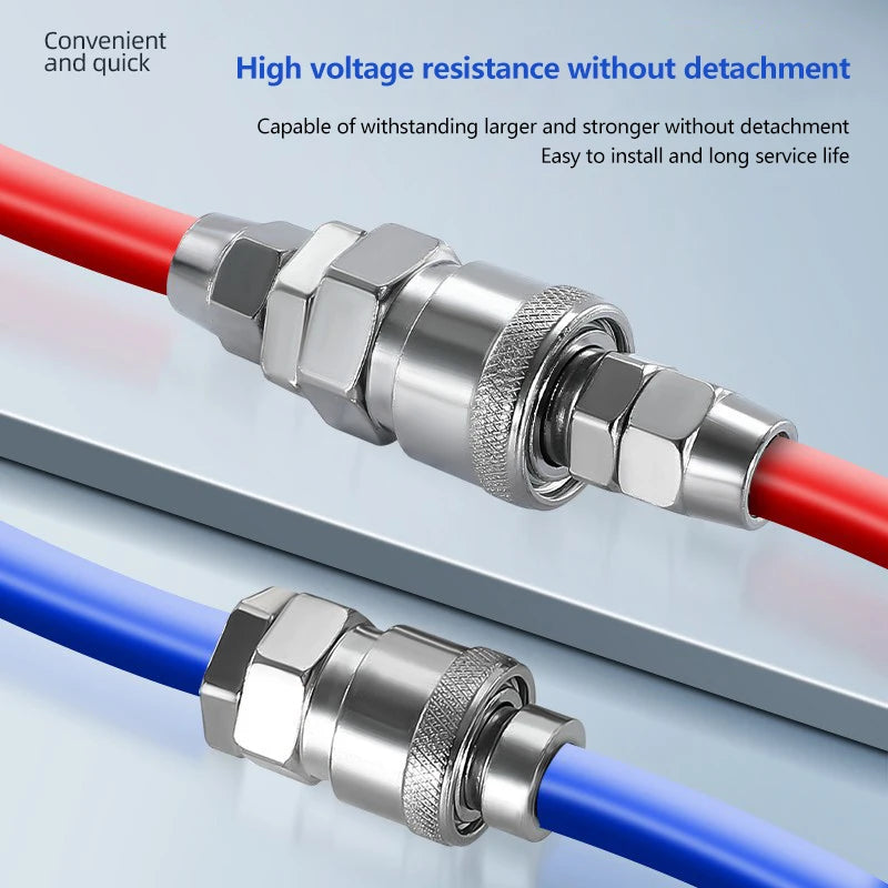 EU Pneumatic Quick Coupler | Air Compressor Hose Fitting 6–12mm Pneumatic Quick Coupler QXL