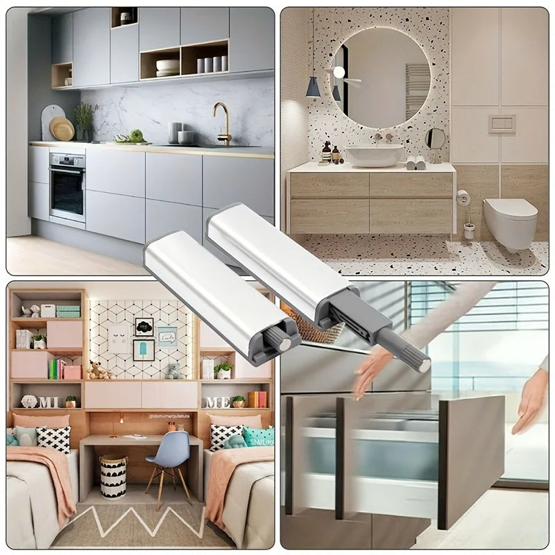 Magnetic Push Latch Locks | Soft Close Touch Release Cabinet Cabinet Push Latch QXL